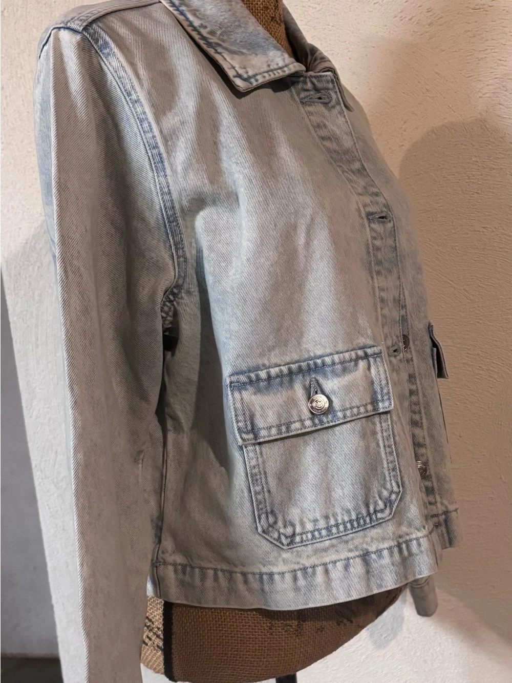 Michael Kors Light Blue Denim Jacket